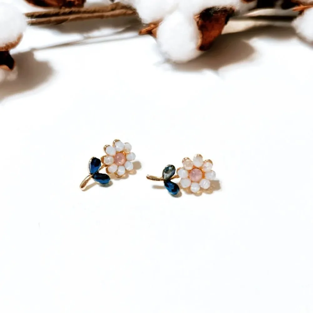 Flower  stud  earrings N33